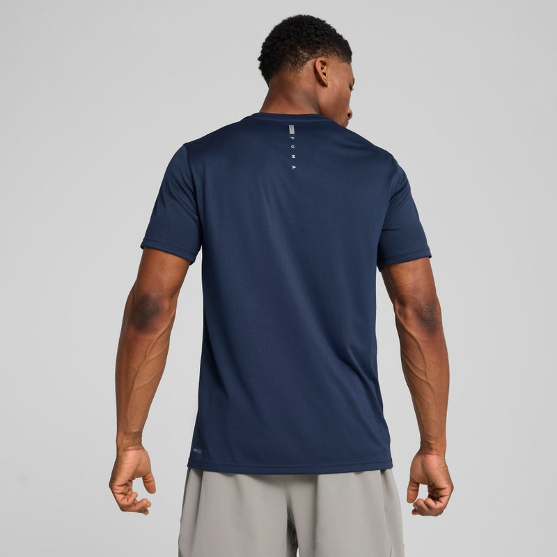 PUMA FLEX Pocket Mens Blue T-Shirt - Image 2